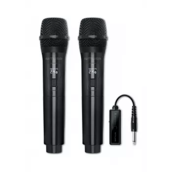 Muse | Pack 2 Funkmikrofone | MC-50 WI | Schwarz