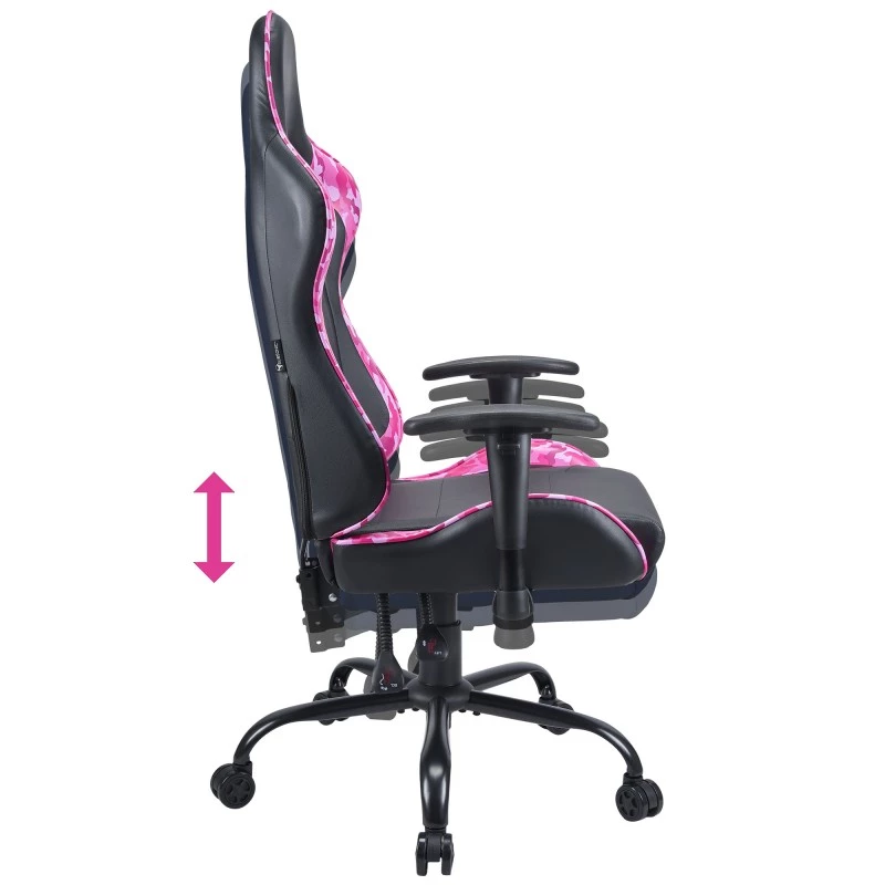Gaming-Stuhl SUBSONIC SA5609-PP — ergonomischer Gaming-Sitz, pink