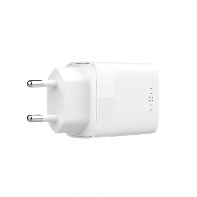 USB-C Reiseladegerät FIXED FIXC30N-C-WH — Kompaktes 30W USB-C Netzteil, Einzelport-Schnellladung