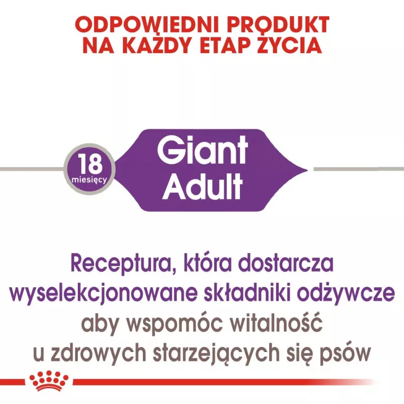 ROYAL CANIN Giant Adult - Trockenfutter für Hunde - 15 kg