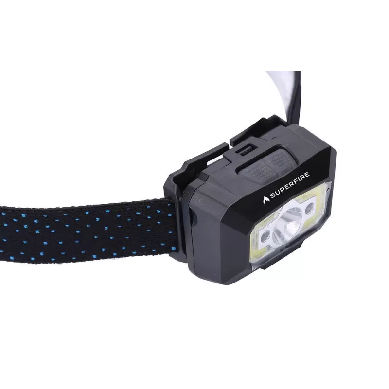 Superfire X30 Stirnlampe, 340 lm, USB, 5 Modi, 130 m