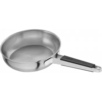 ZWILLING Bratpfanne 20 cm, PURE Serie, induktionsgeeignet, flach, Edelstahl, silber