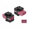 Keystone-Modul LC Duplex Buchse auf LC Duplex Buchse DeLOCK