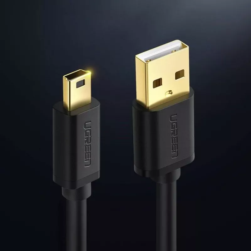 USB-Datenkabel UGREEN Thunderbolt auf miniUSB 2 m Schwarz
