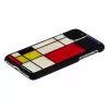 Smartphone-Hülle iKins für iPhone 11 Pro Max – Mondrian schwarz Schutzhülle