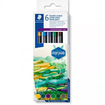 Buntstiftset Staedtler Design Journey Around the world Asien 3001 C6-5 — sortierte Farben