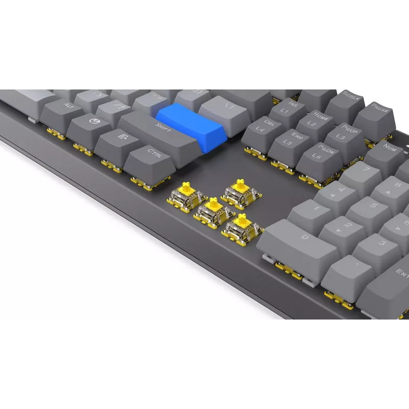 Drahtlose Tastatur ENDORFY Thock V2 — ergonomisches Layout, RGB-Beleuchtung, kabellose Verbindung