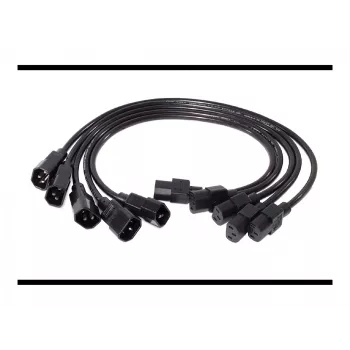 APC Netzkabel-Set (5 Stk.), C13 auf C14, 0,6 m