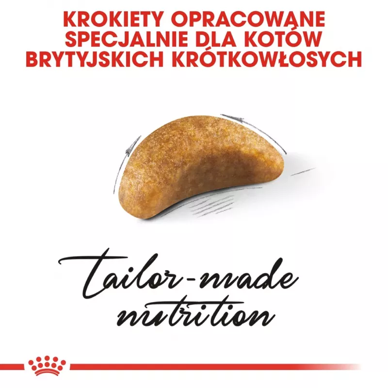 Trockenfutter für Katzen Royal Canin British Shorthair Kitten 2 kg – Huhn, 38% Protein, 20% Fett, Wachstumsformel