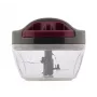 Manueller Lebensmittelzerkleinerer JATA AC57E Schwarz Transparent