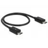 USB-Kabel DeLOCK 83570 USB 2.0 0,3 m USB B Schwarz
