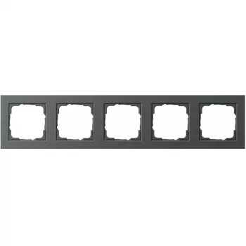 GIRA 021523 Rahmen 5-fach Anthrazit E2 5-fach E2