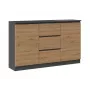 2D3S Kommode 120x30x75 cm, Anthrazit/artisan