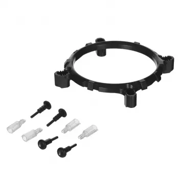 CPU-Kühler AEROCOOL PGS Rave 4 FRGB 120-mm-Lüfter, 4 Heatpipes, ARGB, 120 × 25 mm, 1800 U/min, 12 V, 0,5 A