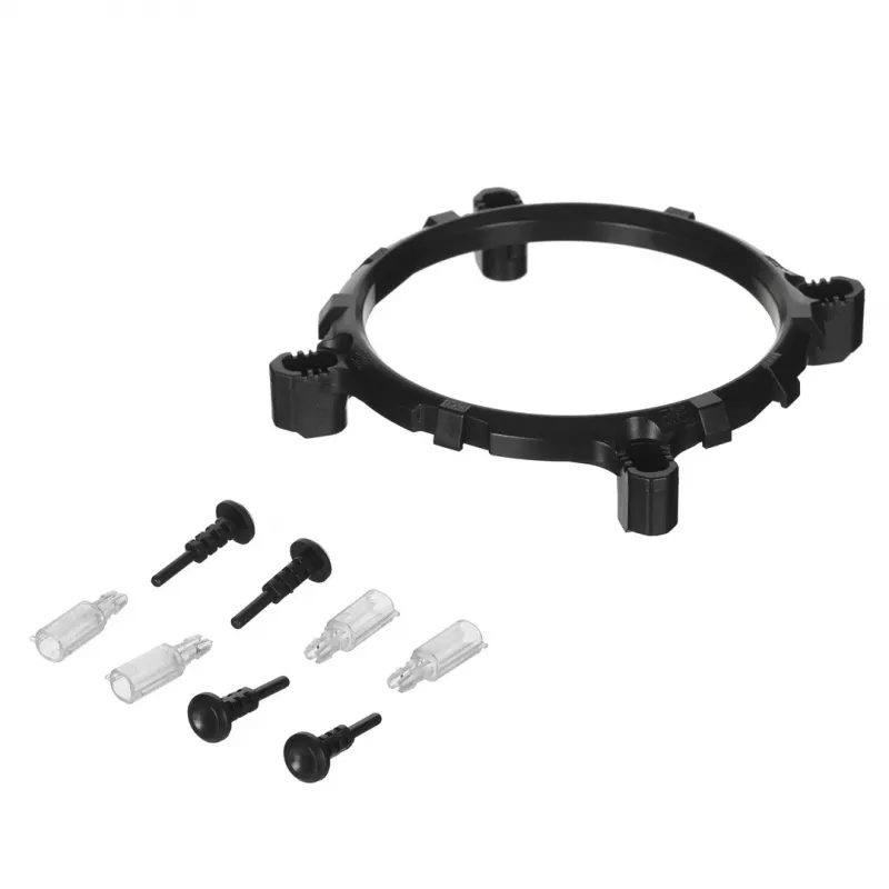CPU-Kühler AEROCOOL PGS Rave 4 FRGB 120-mm-Lüfter, 4 Heatpipes, ARGB, 120 × 25 mm, 1800 U/min, 12 V, 0,5 A