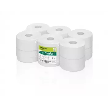 WEPA Toilettenpapierrolle TPMB3120, 120m 480 Blatt, 9,2 x 25, Recycling-Tissue, (12 Stk.)