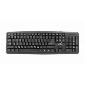 Esperanza TKR101 Tastatur Office USB QWERTY Englisch, Russisch Schwarz