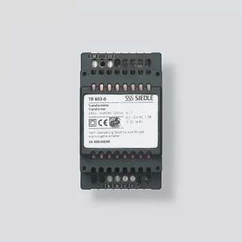 Siedle TR 603-0 - Netzteil - Schwarz - Siedle - 0 - 40 °C - CE - 53,5 mm (200035160-00)
