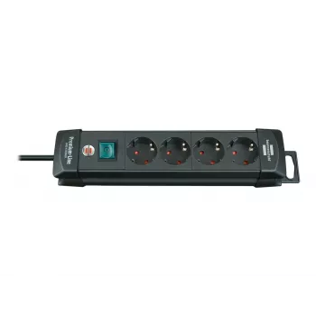 Brennenstuhl Premium-Line 4-fach schwarz, 1,8 m Premium-Line Steckdosenleiste 4-fach schwarz 1,8 m H05VV-F 3G1,5 (1951140100)