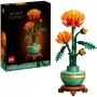 LEGO Icons Chrysanthemen-Blumen-Bauset Kreatives Modellbauset für Erwachsene zum Bauen einer künstlichen Pflanze Geschenk für Frauen Männer Sie oder Ihn Zuhause Büro Dekoration