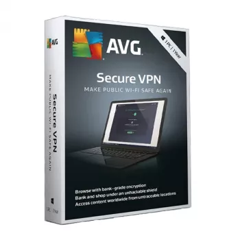 AVG Secure VPN Lizenzschlüssel (1 Gerät, 1 Jahr)