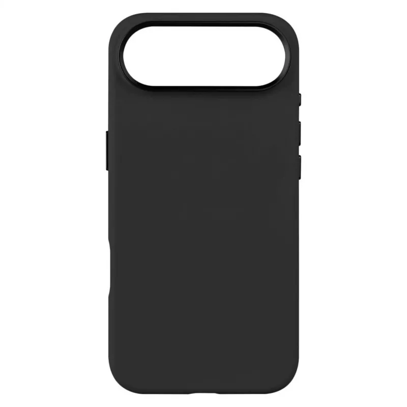 Rückseitige Handyhülle FIXED MagFlow für Apple iPhone Air, flüssiges Silikon, schwarz