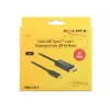 Delock Kabel USB Typ-C Stecker > Displayport Stecker (DP Alt Mode) 4K 60 Hz 3m schwarz