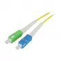 Synergy 21 LWL-1-Faser-Patchk. 1.5mtr.SC-SC APC 9/125u OS2 G657A2 AD 2mm flexible - Single- bzw. Monomode-Faser - 1,5 m