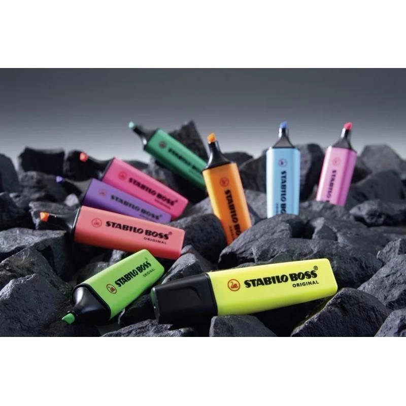 Marker STABILO BOSS Original 10 Stück Grün 70/33 Stabilo