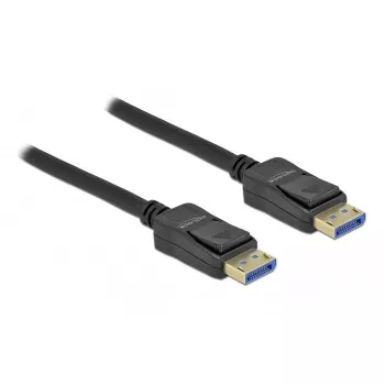 Delock - DisplayPort-Kabel - DisplayPort (M) zu DisplayPort (M) - DisplayPort 2.0 - 3,0 m - Unterstützt 10K 60 Hz (10.240 x 4320) - Schwarz (80263)