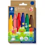 Filzstifte Staedtler 329 C6 — 6 Farben (Blau, Braun, Grün, Pink, Rot, Gelb), Fette Spitze