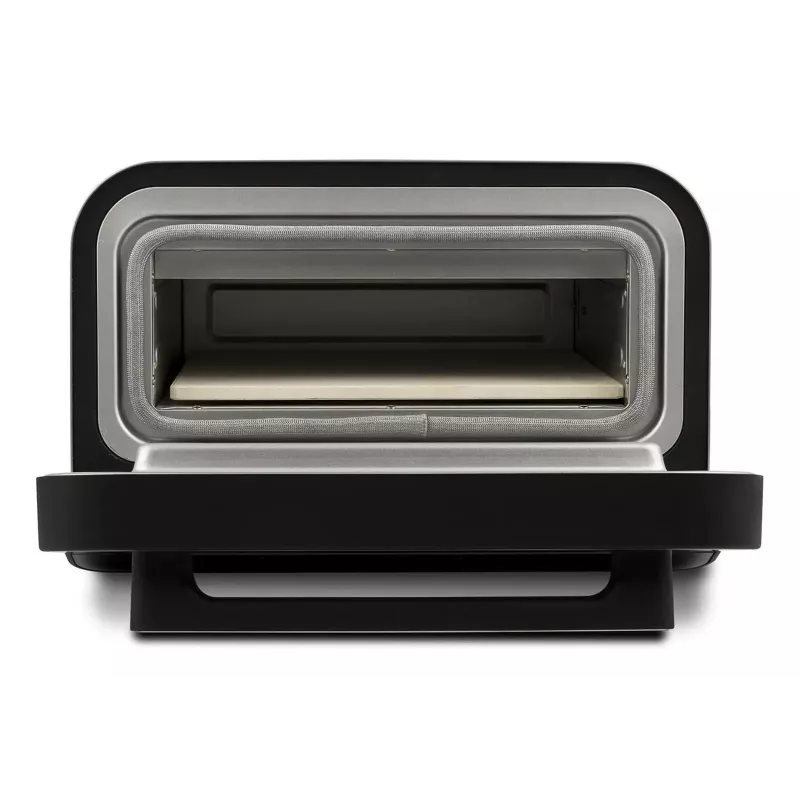 Pizzaofen G3FERRARI G10204 — Tisch-Pizzaofen, 1 Pizza, 1850 W, max. Ø 30 cm, Schwarz/Silber