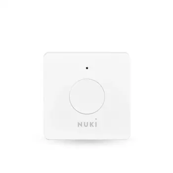 Button NUKI Opener Weiß 70×22×70 mm, Bluetooth 5.0, kompatibel mit NUKI
