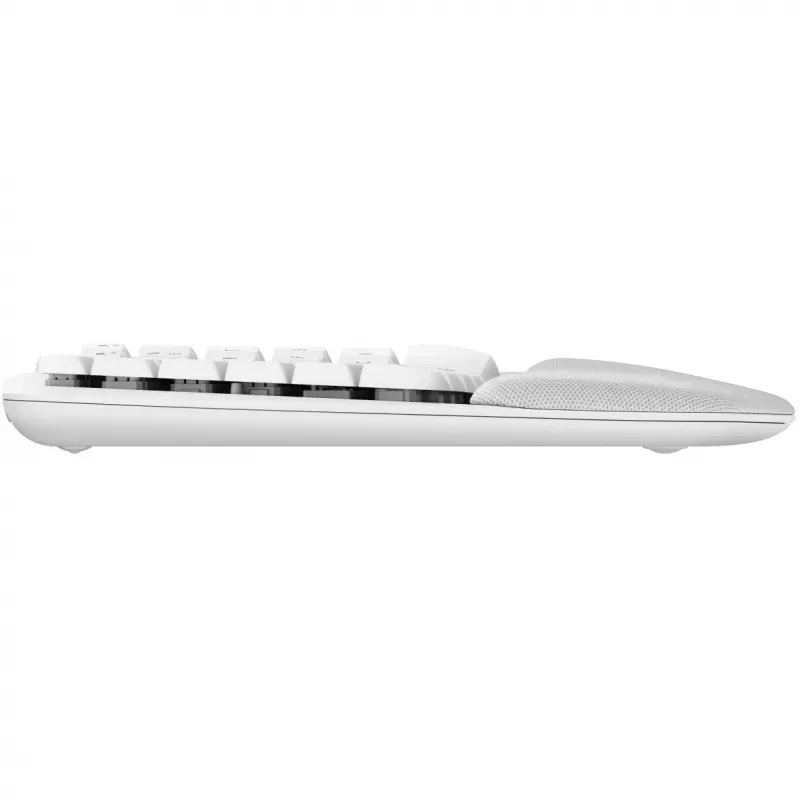 Logitech Wave Keys Tastatur mit gepolsterter Handballenauflage kabellos Bluetooth LE QWERTY off-white (PAN)