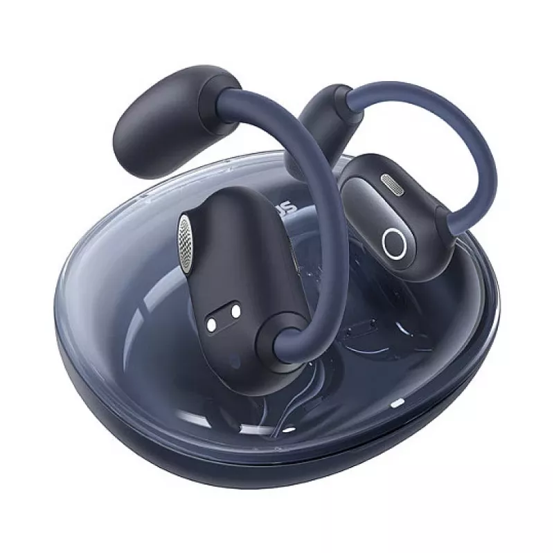 Baseus Eli Sport 1 Open-Ear TWS Cosmic Schwarz USB-Kabel