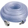 Geflochtener Schlauch 4138100, Druckluftschlauch Weiß, 10 Meter