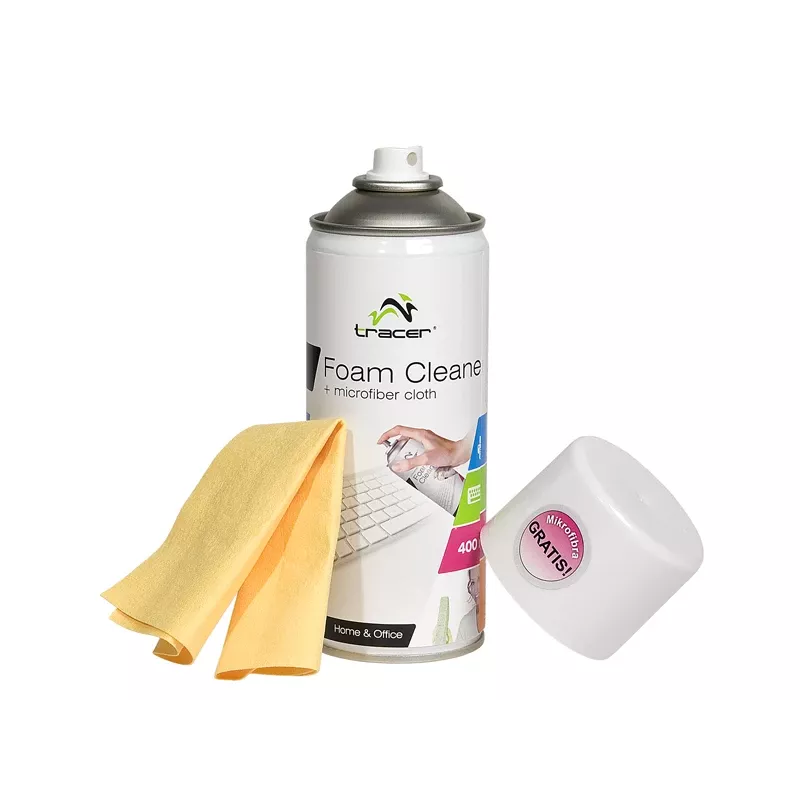 Tracer Reinigungsschaum 400ML + Mikrofasertuch