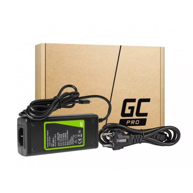 Grün Cell AD134P USB-C-Ladegerät AC-Adapter 65W für Notebook Tablet Smartphone