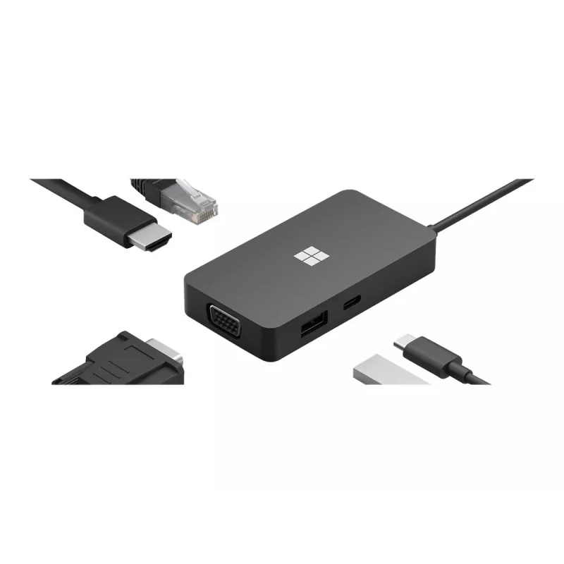 Laptop Dock Microsoft 1E4-00002 Schwarz