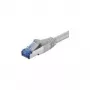 Wentronic Goobay CAT 6a Patchkabel, S/FTP (PiMF), Grau, 10 m – LSZH halogenfrei, Kupfer (93701)