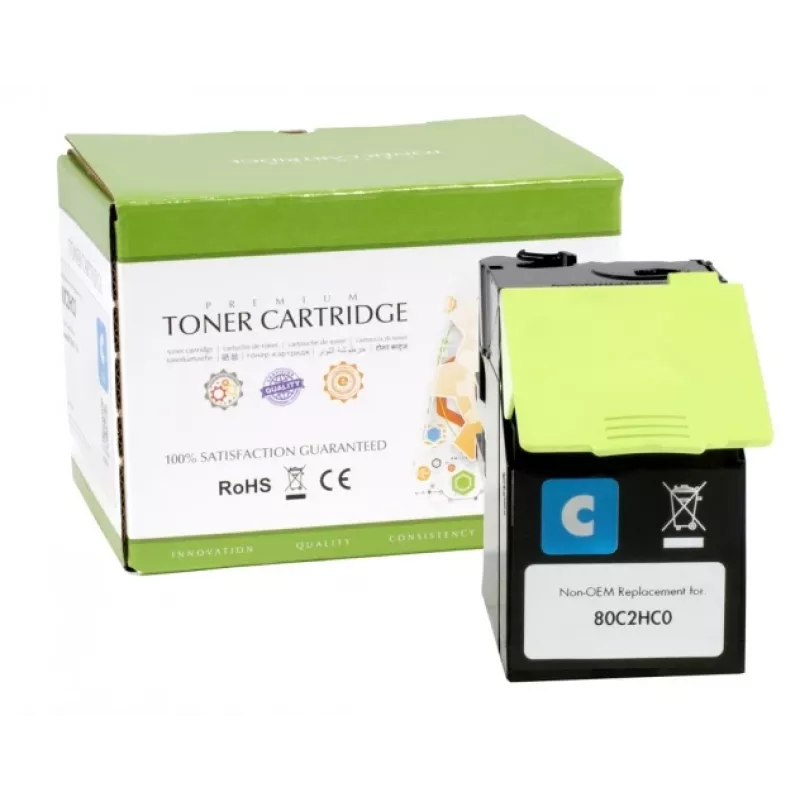 Kompatible Static-Control Lexmark 802HC (80C2HC0), Cyan, 3000 Seiten
