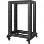 Freistehendes Rack Inter-Tech SRB-6618 18U Schwarz 400 kg Kapazität