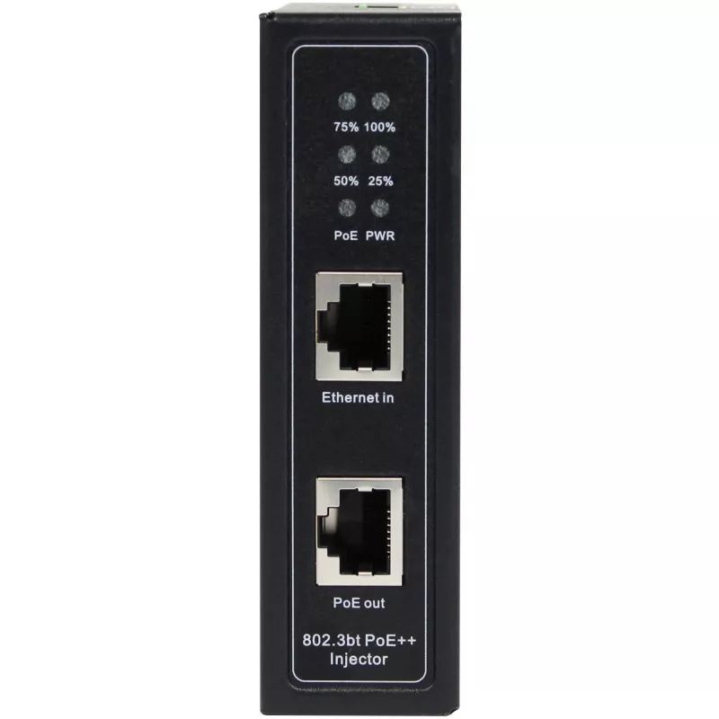 PoE-Injektor ALLNET ALL-PI2014-I-BT90 90W Industrial Gigabit, DIN-Metallgehäuse
