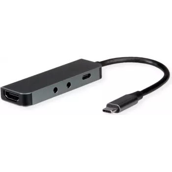 Laptop-Dock ROLINE 12021125 USB 3.2 Gen 1 Type-C Grau 100W
