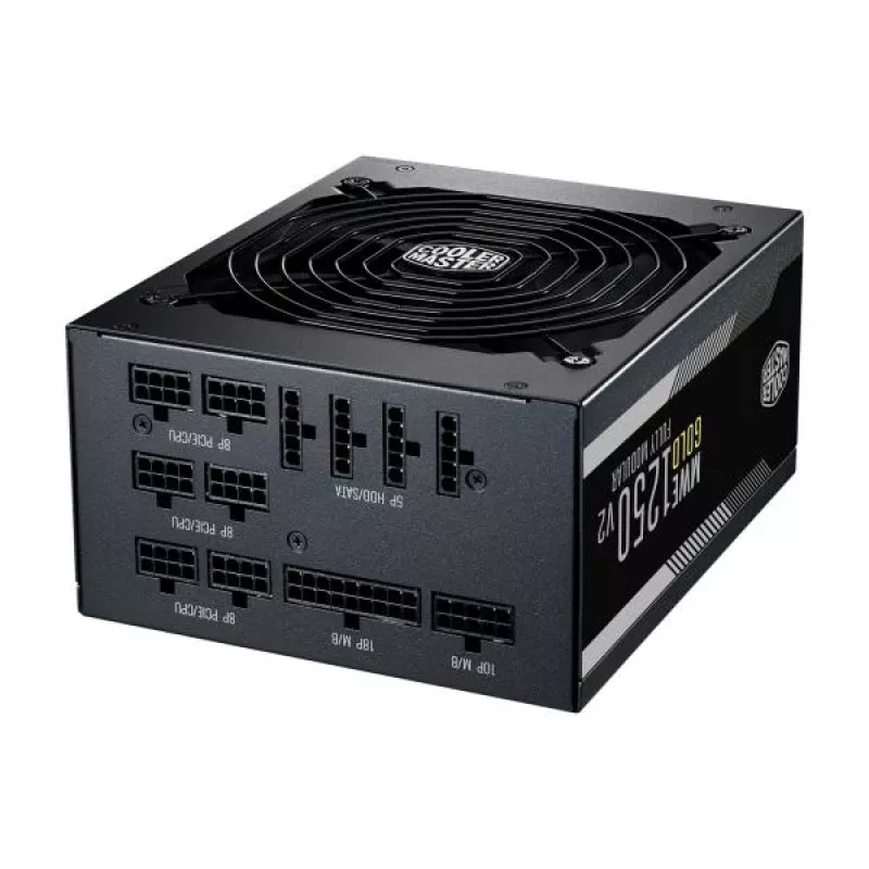 Cooler Master MPE-C501-AFCAG-EU MWE Gold V2, ATX 1250W, RTX Ready, Modular, 140mm, Schwarz