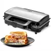 Sandwichtoaster MPM MOP-20M — 2 Scheiben, 900 W, antihaftbeschichtete Platten, kühl bleibender Griff