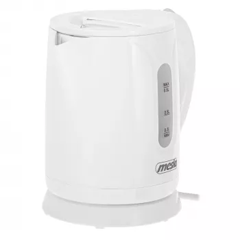 Mesko Wasserkocher | MS 1376 | Elektrisch | 850 W | 0,8 L | Kunststoff | 360°-Drehsockel | Weiß