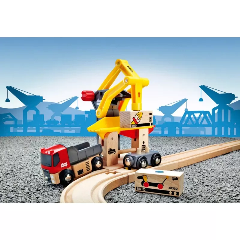 BRIO World Frachtverladestation, Spielgebäude