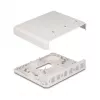 DeLOCK 67052 Keystone-Aufputzgehäuse für Glasfasermodule, 6-Port, weiß