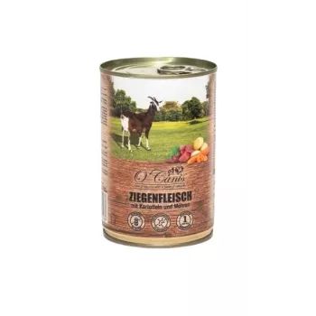 O'CANIS Dosenhundefutter - Nassfutter - Ziege mit Kartoffeln - 400 g